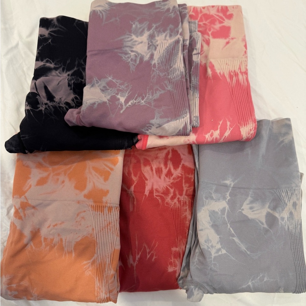 Vibrant Tie-Dye Leggings Collection